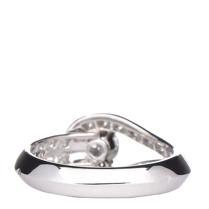 Van Cleef & Arpels Platinum Diamond .30ct Couture Solitaire Ring 50/5.25 7 of 17