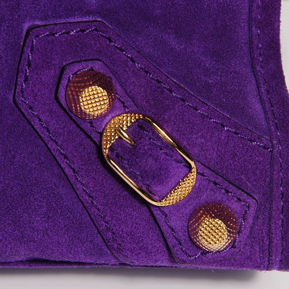 Balenciaga Baby Daim Suede Giant 12 Gold Hardware Mini City Ultraviolet 11 of 14