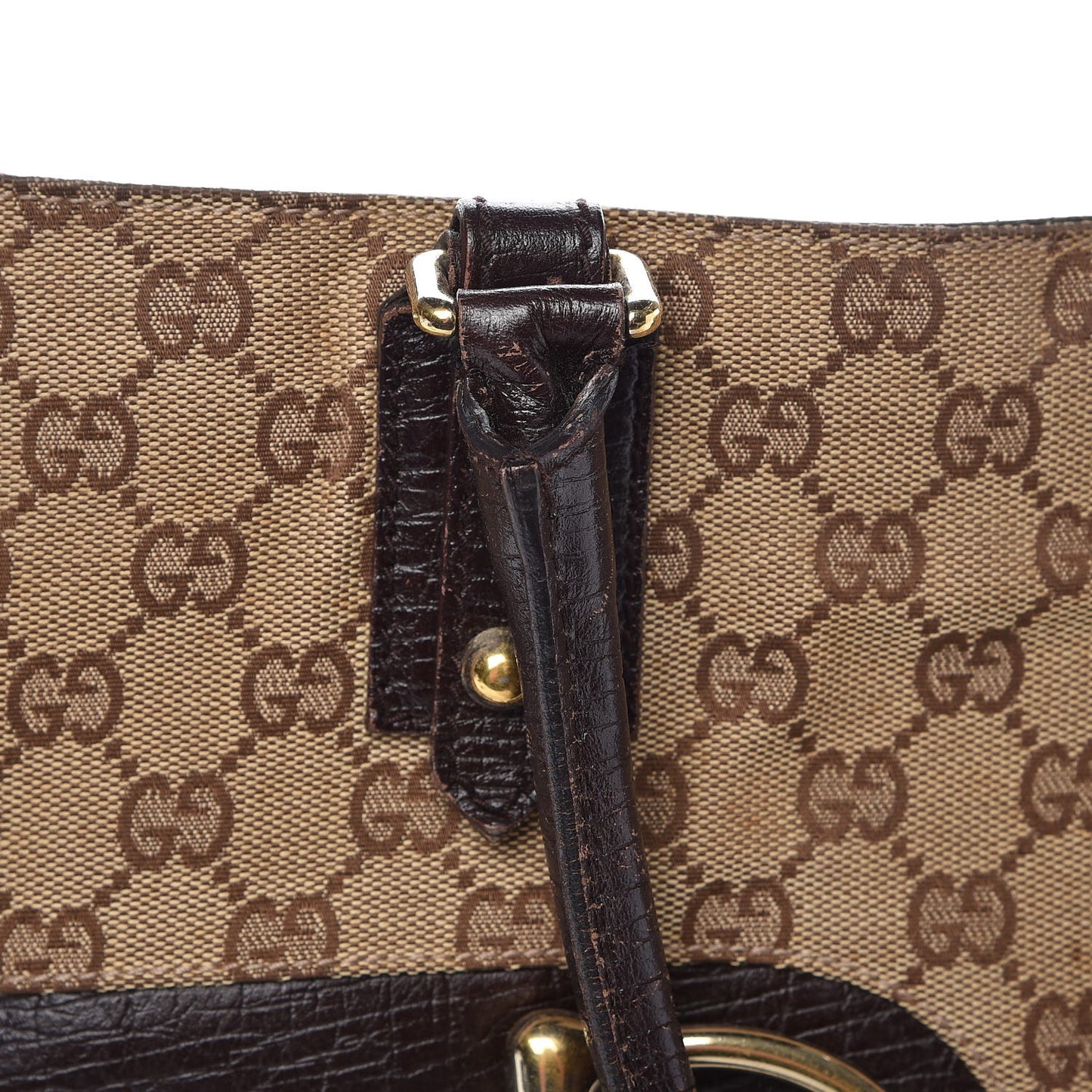 Monogram Medium Hasler Tote Dark Brown