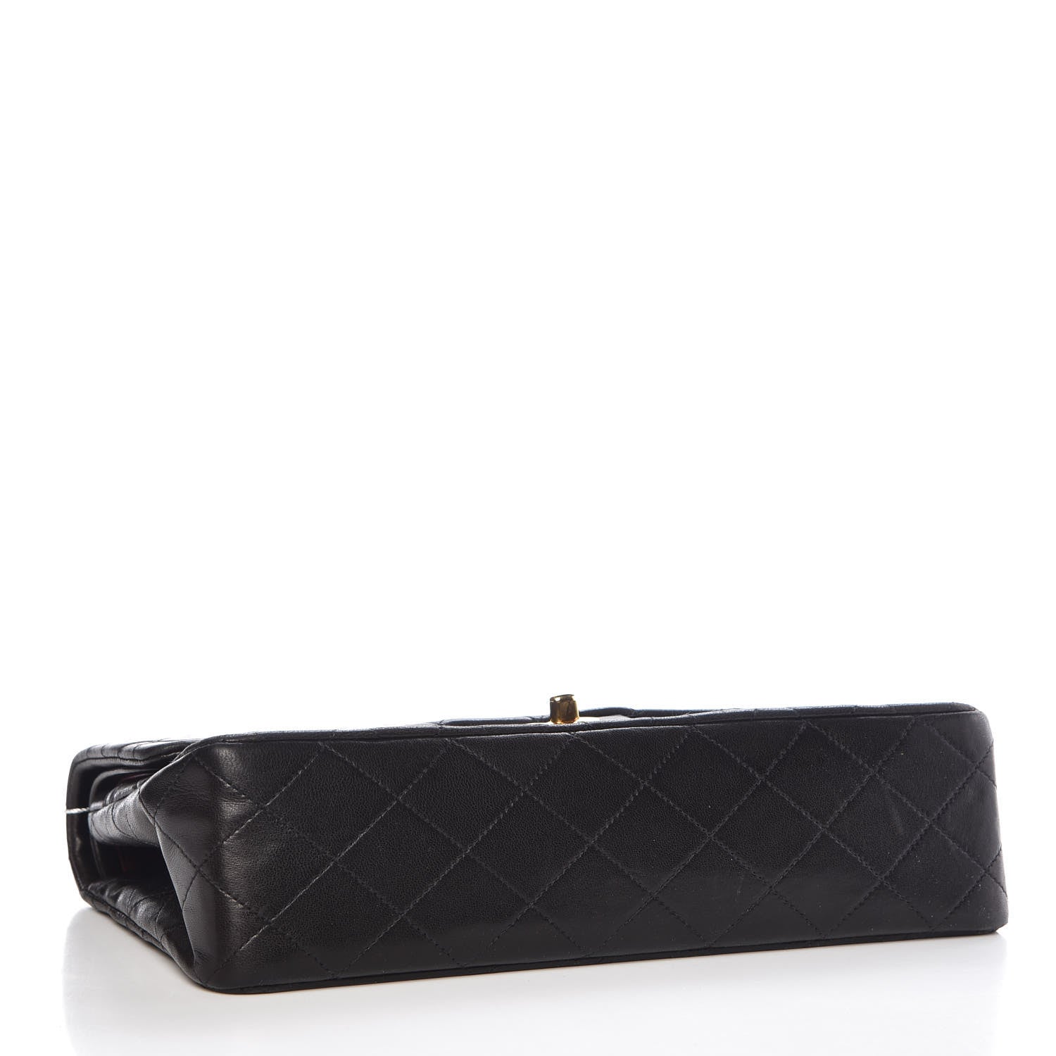 Chanel Lambskin Quilted Medium Double Flap Black 4 of 13