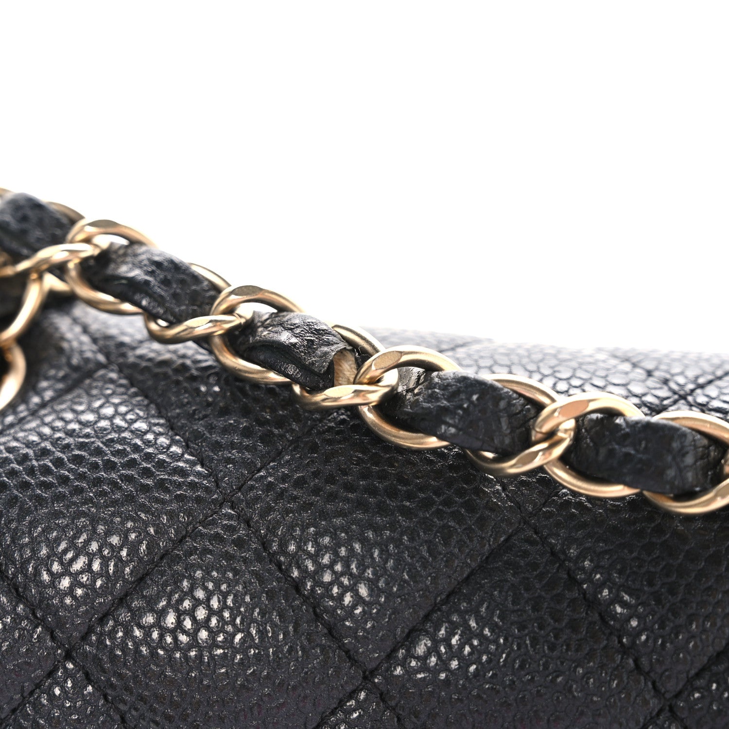 Chanel Iridescent Caviar Quilted Mini Rectangular Flap Charcoal 11 of 11