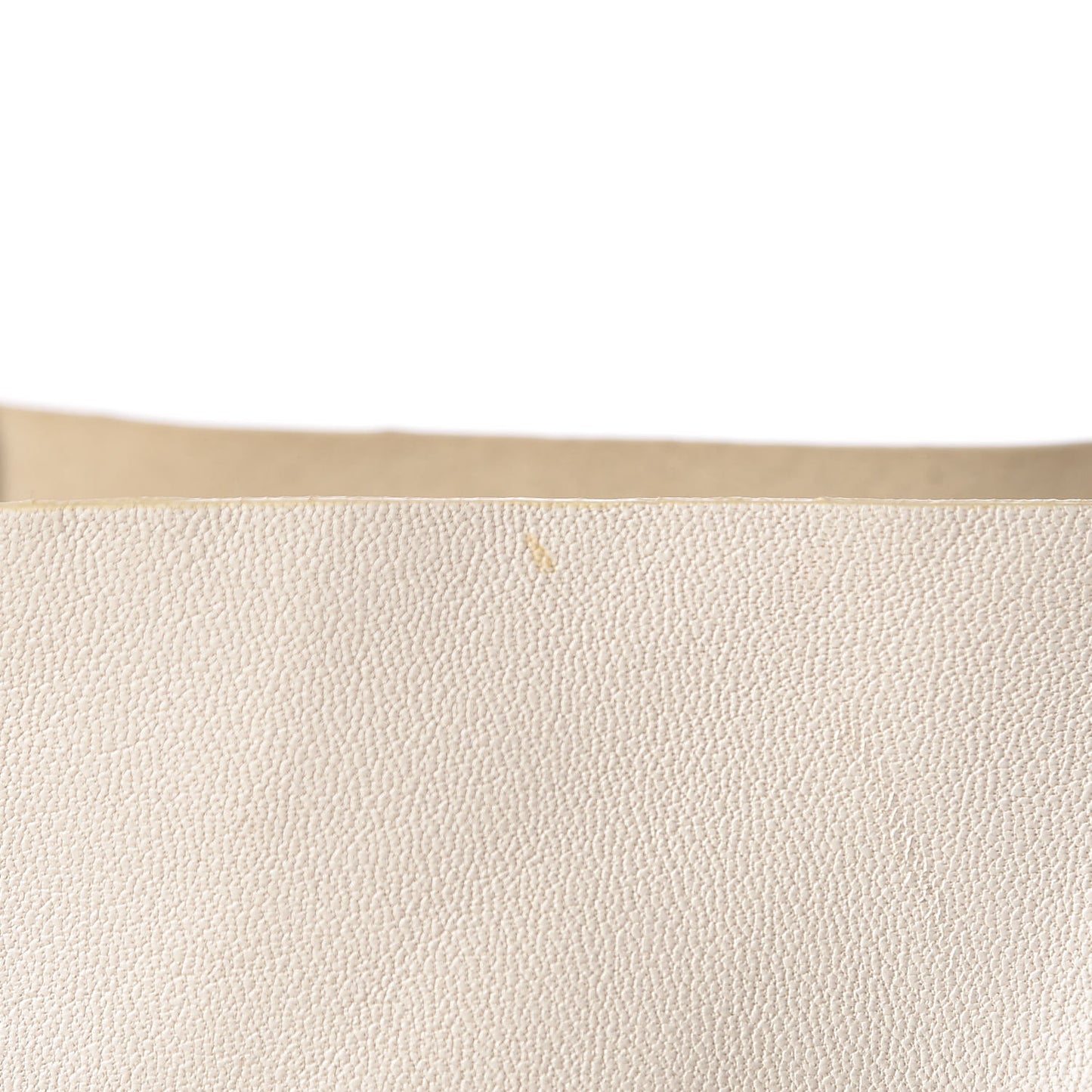 Lambskin Vertical Bi-Cabas White Sun Yellow