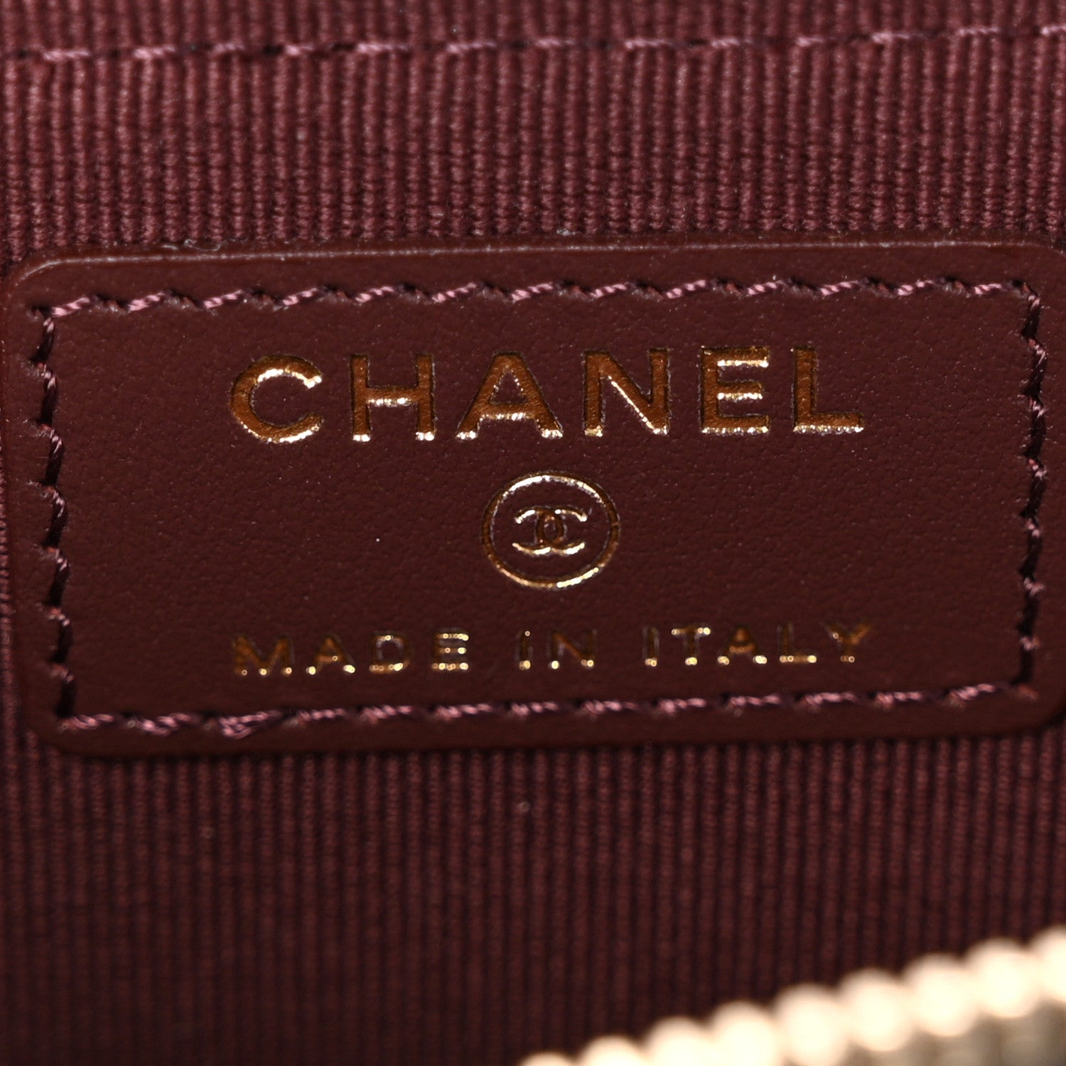 Chanel Caviar Quilted CC Zip Around Card Holder Black 6 of 8