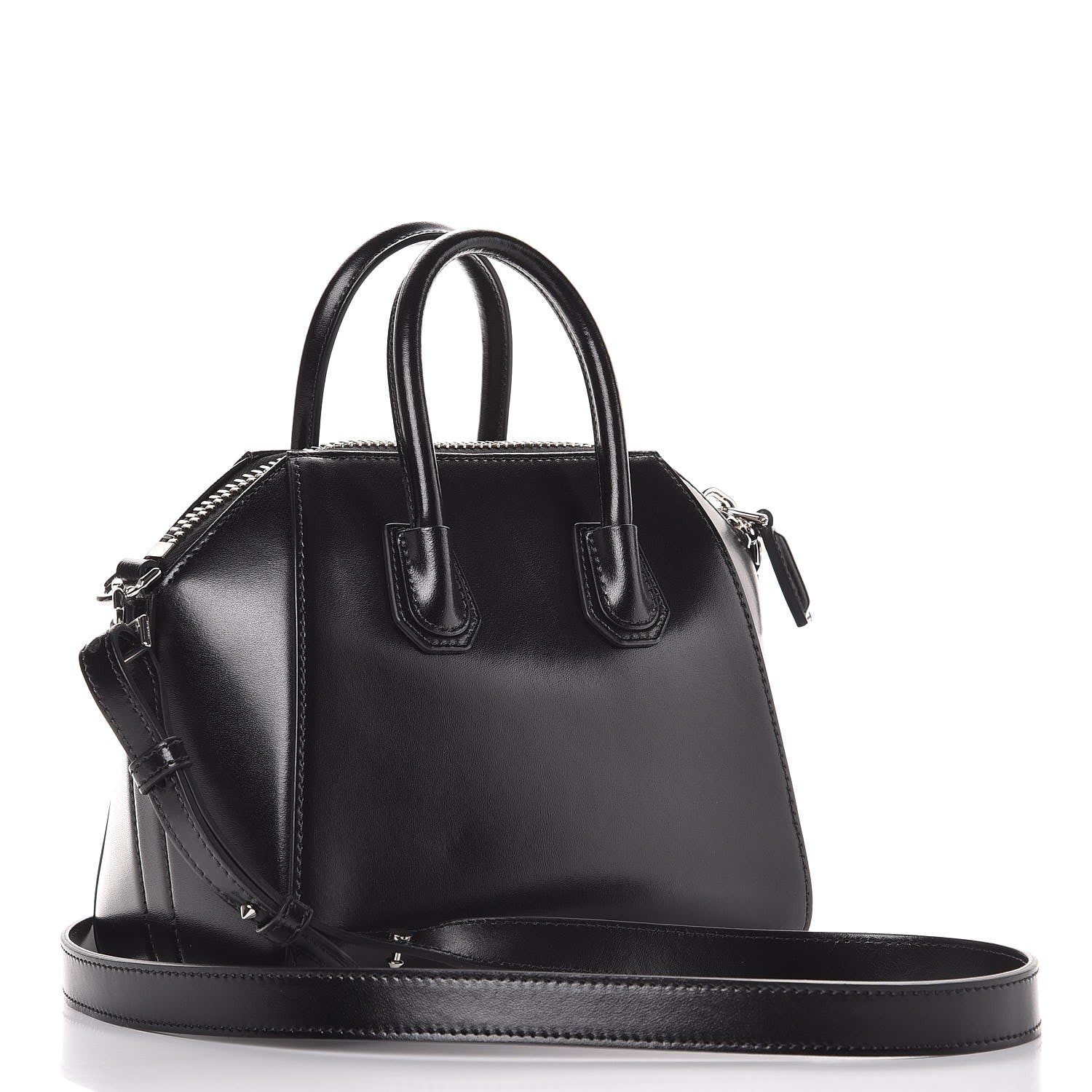 Givenchy Shiny Lord Calfskin Mini Antigona Black 4 of 8