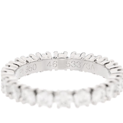 Cartier Platinum Diamond 1.39ct Destinee Wedding Band Ring 46 3.75 5 of 5