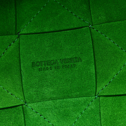 Bottega Veneta Calfskin Maxi Intrecciato Small Cassette Bucket Bag Black Parakeet 5 of 8