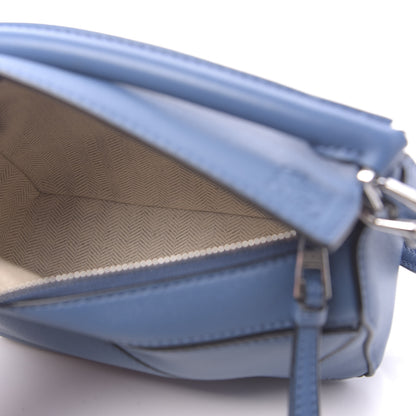 Loewe Calfskin Mini Puzzle Bag Blue 5 of 9