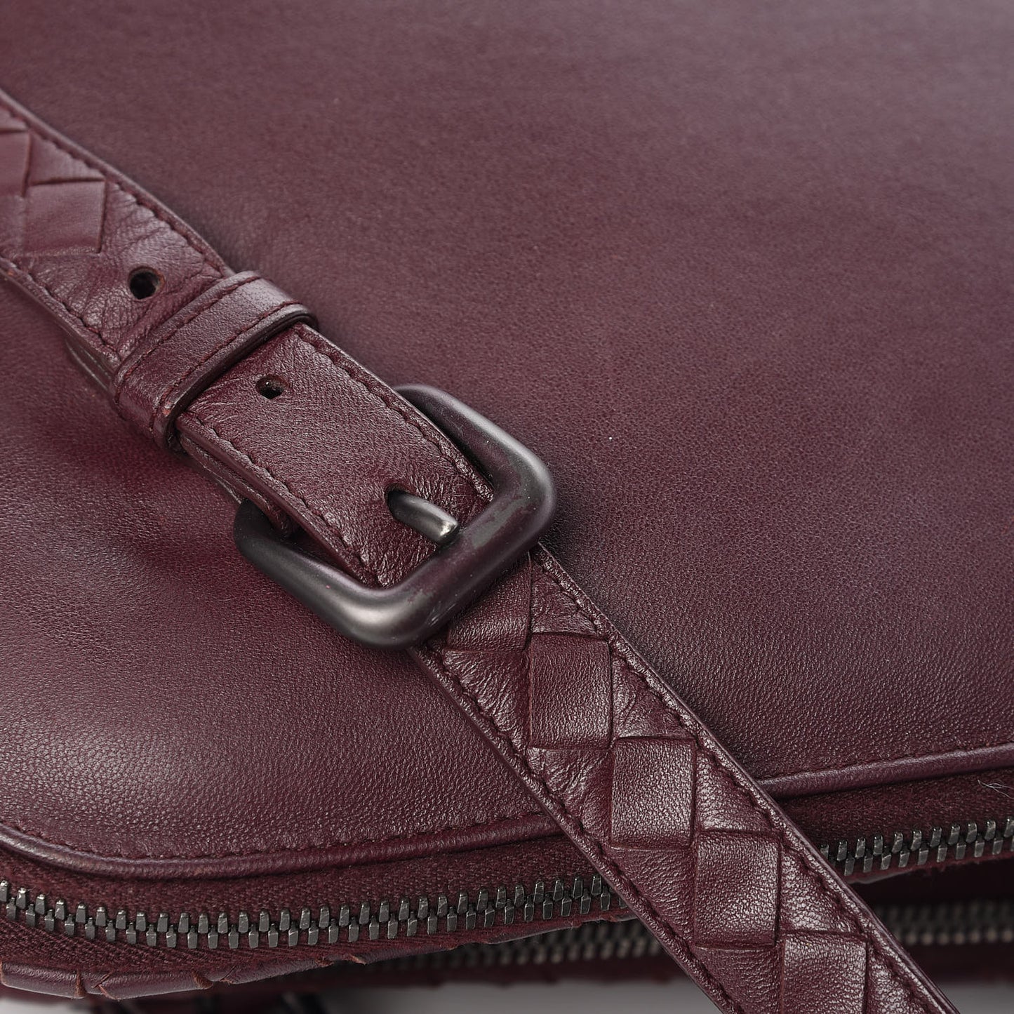Nappa Intrecciato Double Compartment Tote