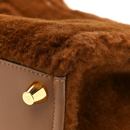 Fendi Shearling Vitello King Logo Medium Fendi Sunshine Shopper Tote Foresta 10 of 12