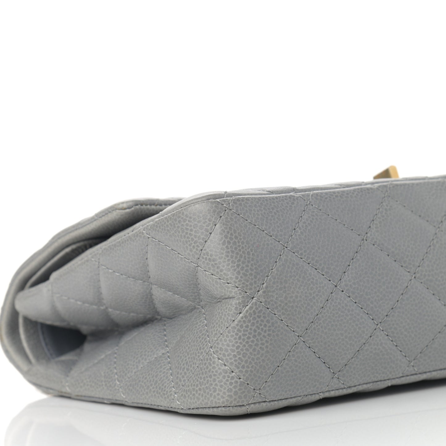 Caviar Quilted 2.55 Reissue 226 Flap Light Grey