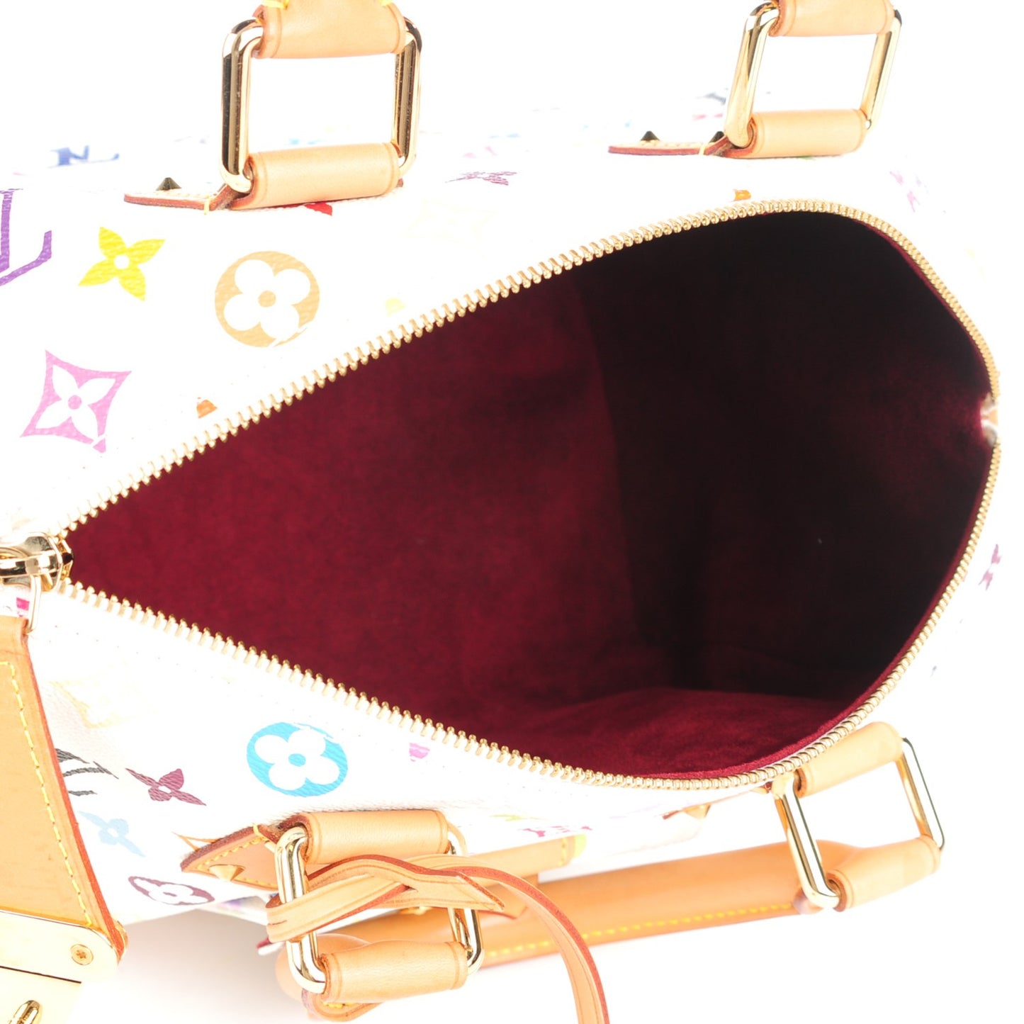 Monogram Multicolor Speedy 30 White