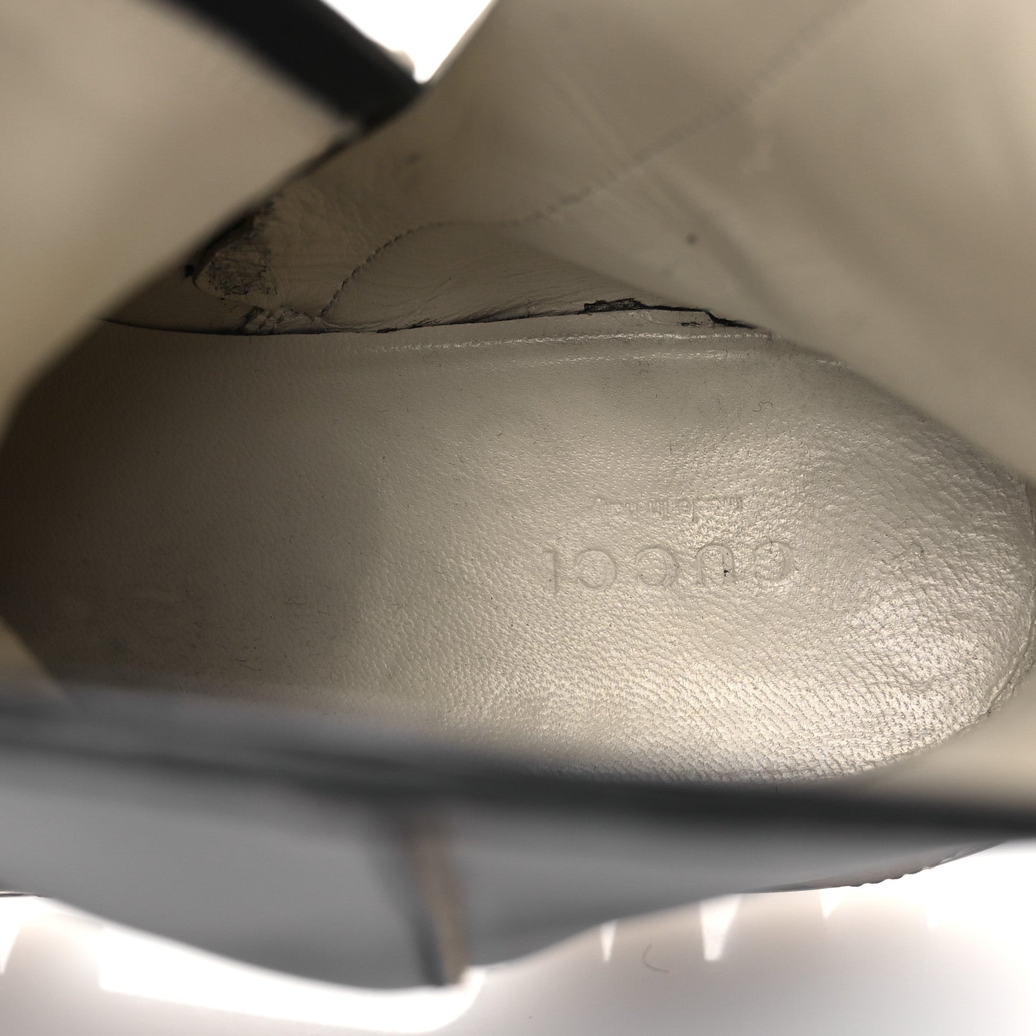 Gucci Cordovan Lux Womens Harald Horsebit 25mm Platform Boots 39.5 Black 9 of 12