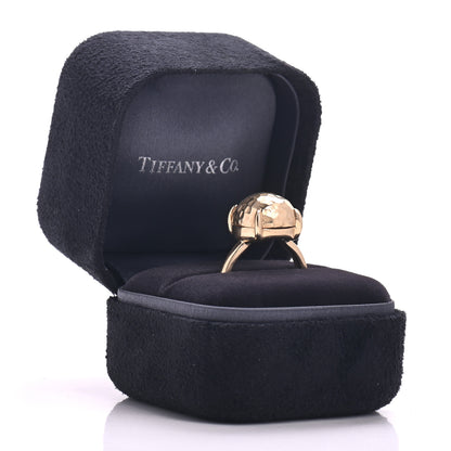 Tiffany 18K Yellow Gold Paloma Picasso Sugar Stacks Hammered Ring 54 6.75 6 of 6