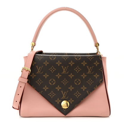 Louis Vuitton Grained Calfskin Monogram Double V Rose Poudre 1 of 10