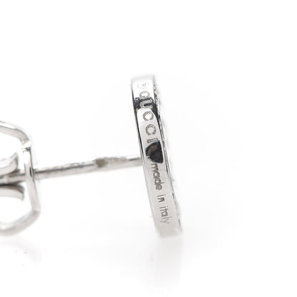 Gucci 18K White Gold Diamond Icon Twirl Stud Earrings 5 of 6
