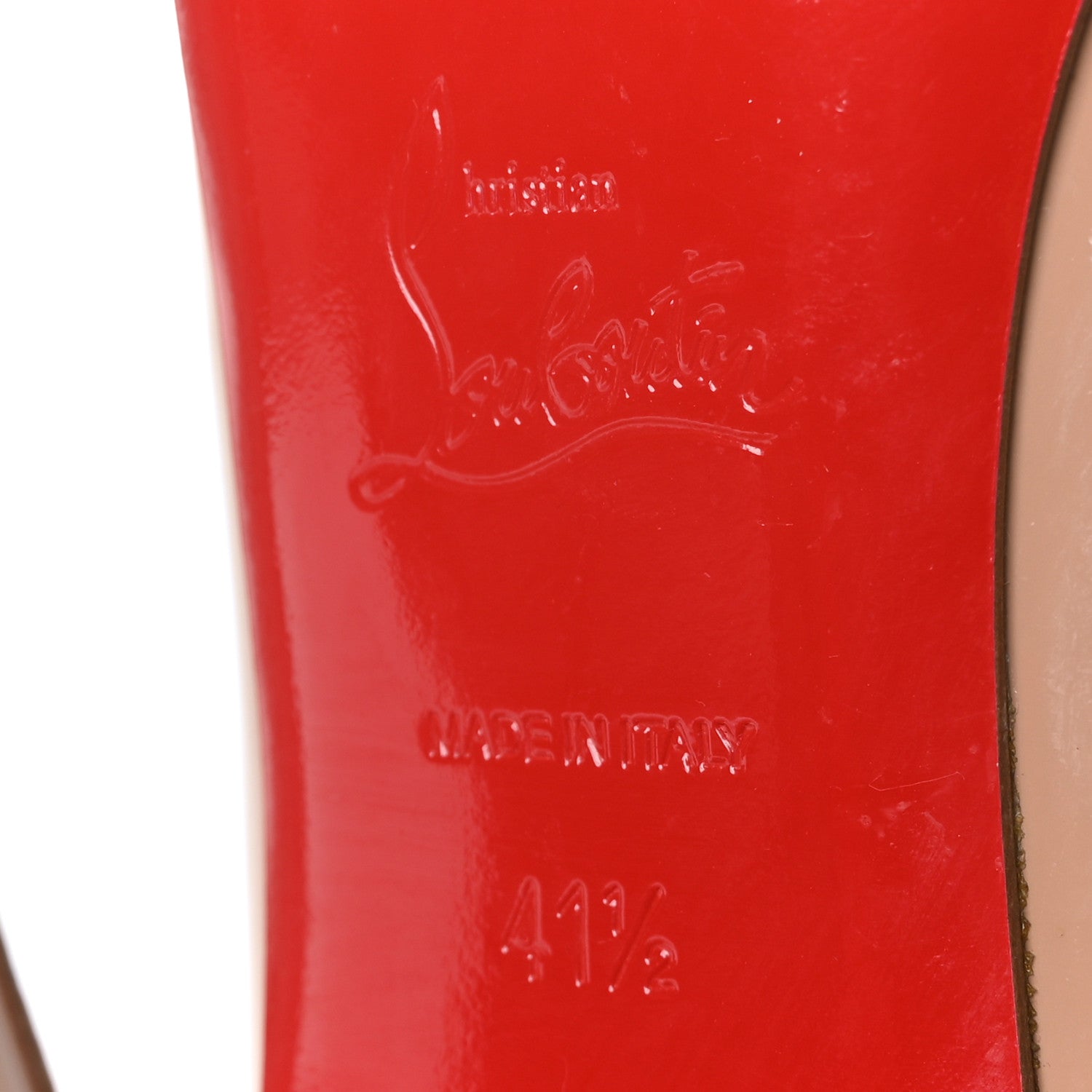 Christian Louboutin Patent So Kate 120 Pumps 41.5 Nude 7 of 11