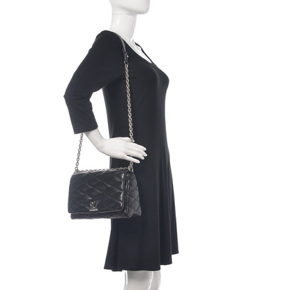 Louis Vuitton Lambskin Malletage GO-14 MM Black 2 of 10