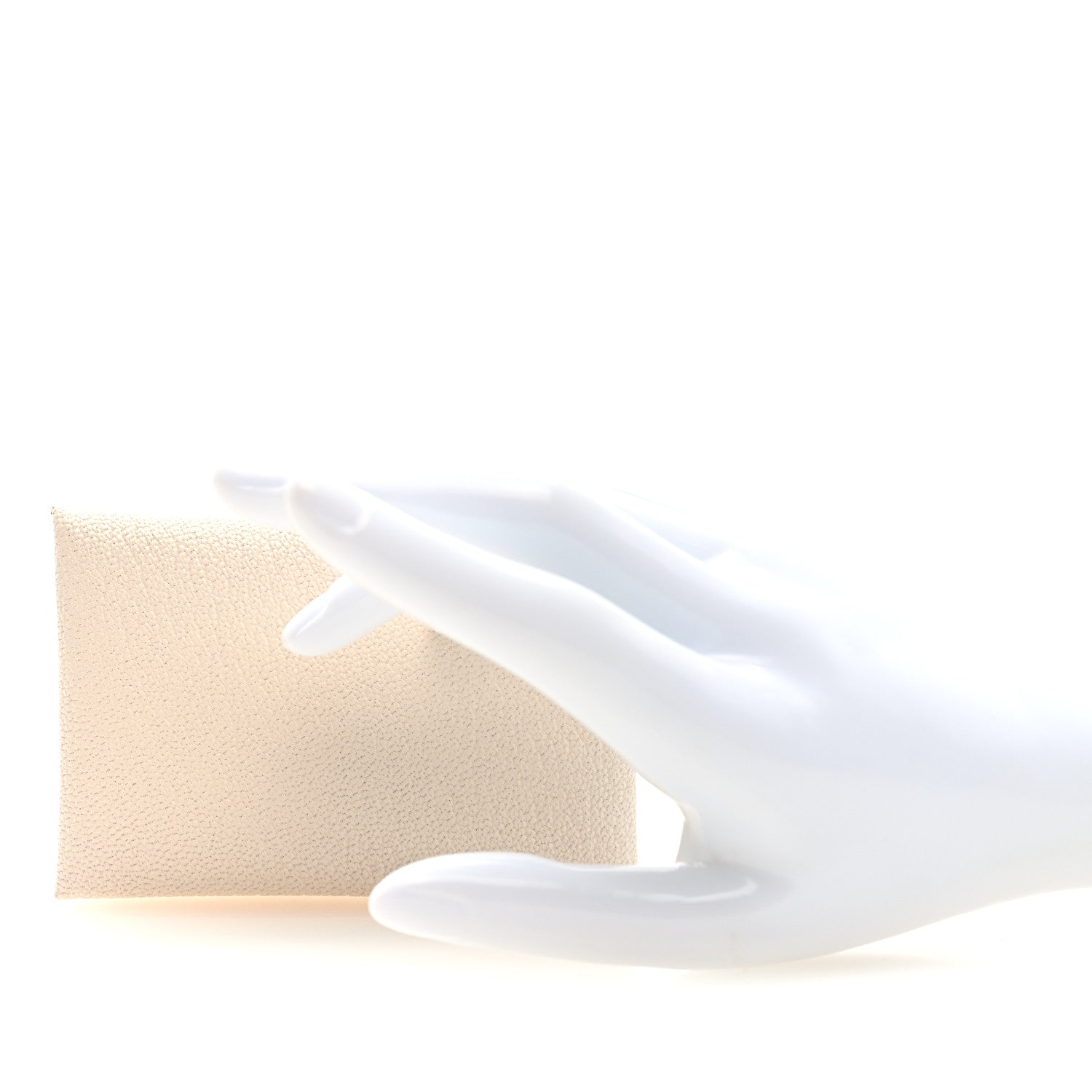 Hermes Chevre Mysore Verso Calvi Card Case Nata Quebracho 2 of 8