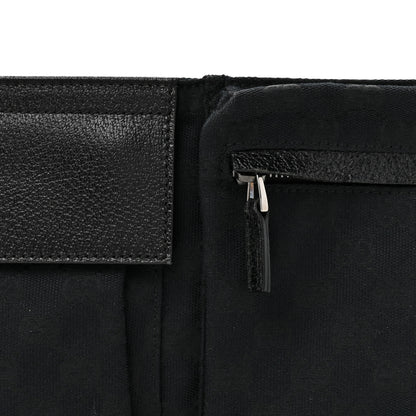 Gucci GG Monogram Double Pocket Belt Bag Black 8 of 13