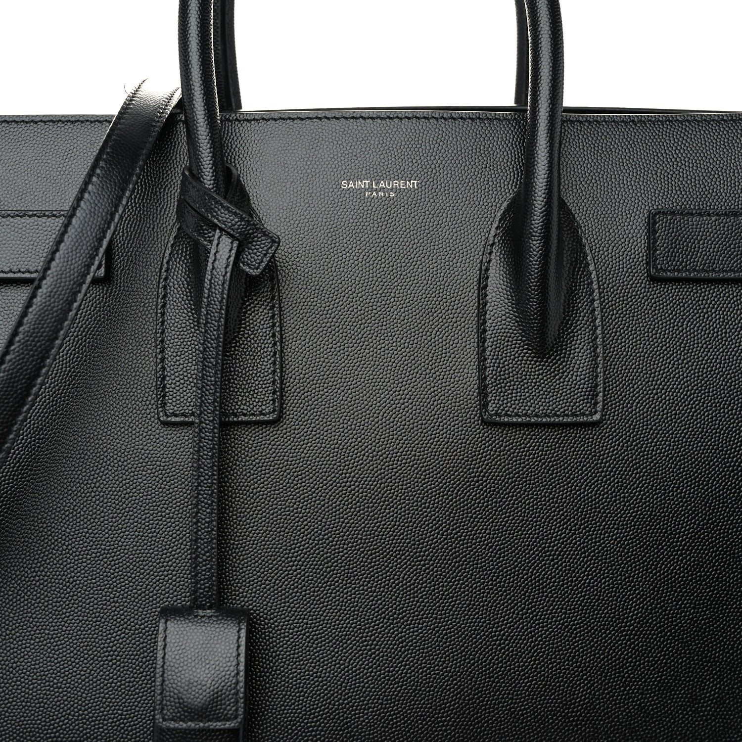 Saint Laurent Grain De Poudre Small Sac De Jour Black 7 of 9