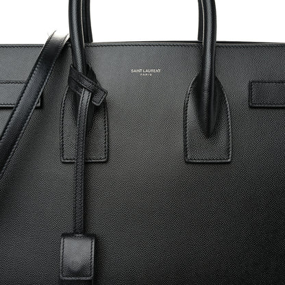 Saint Laurent Grain De Poudre Small Sac De Jour Black 7 of 9
