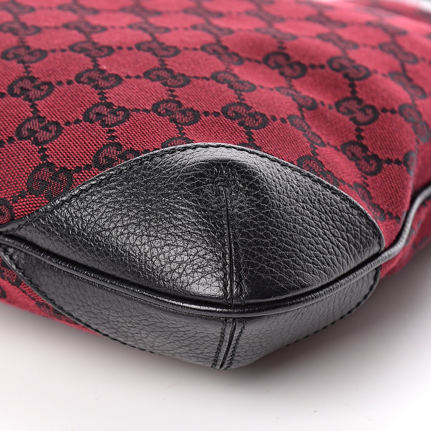 Denim Monogram Hobo Red