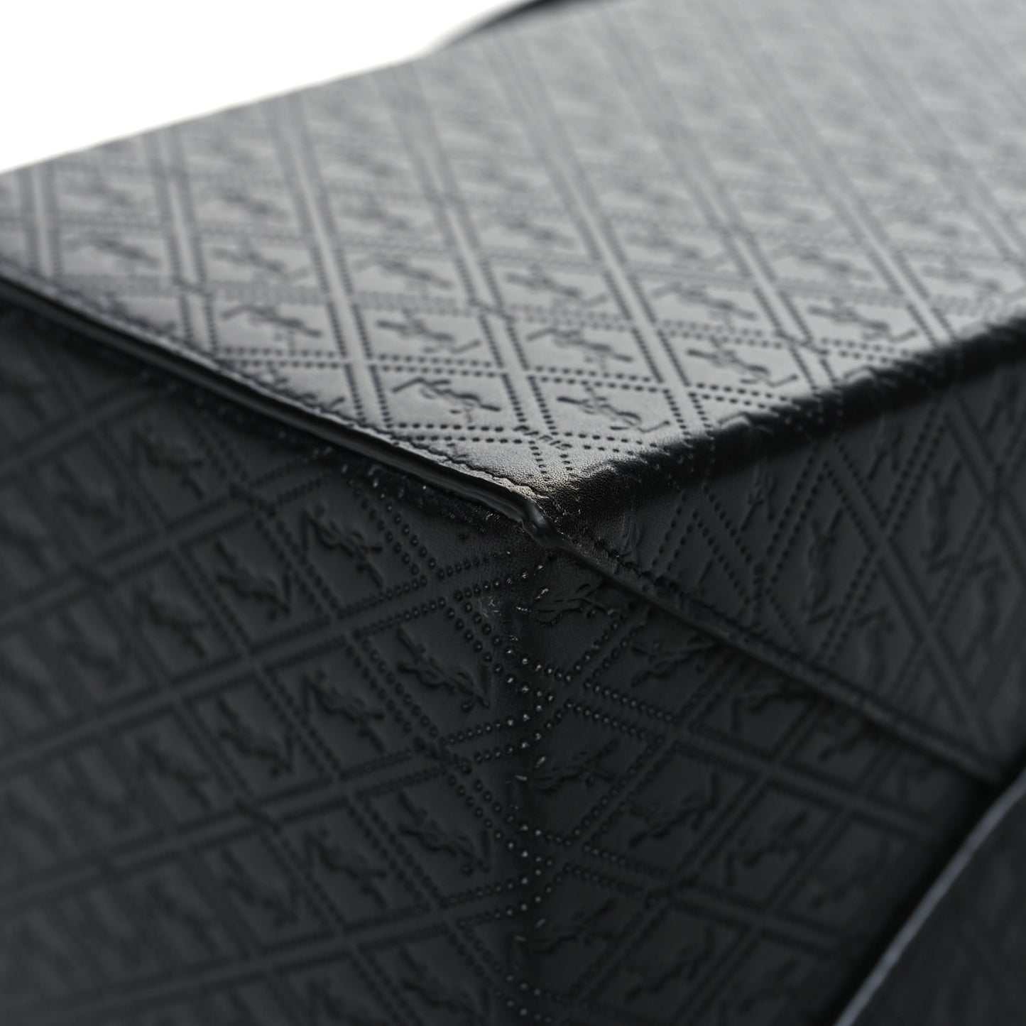 Calfskin Monogram Take Away Box Black
