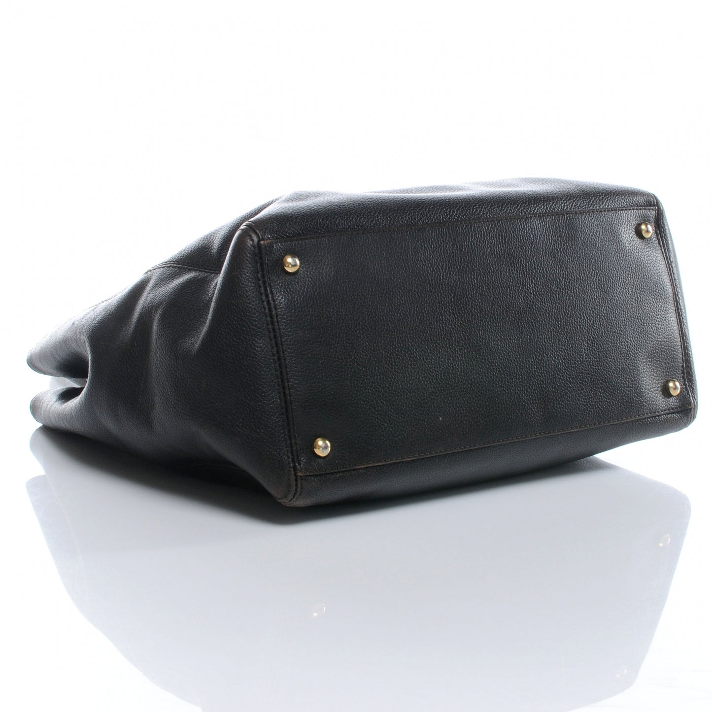 Caviar Cerf Shopper Tote Dark Brown