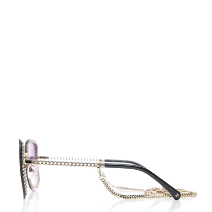 Chanel Chain Square Sunglasses 4244 Black 3 of 9