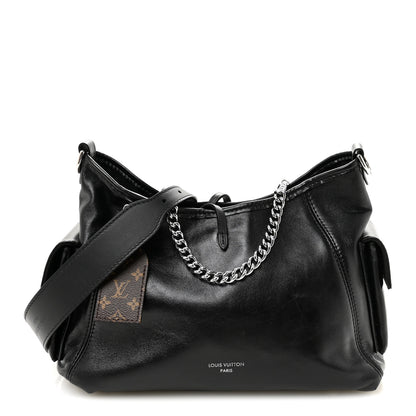 Louis Vuitton Lambskin CarryAll Cargo Vibe PM Black 1 of 10