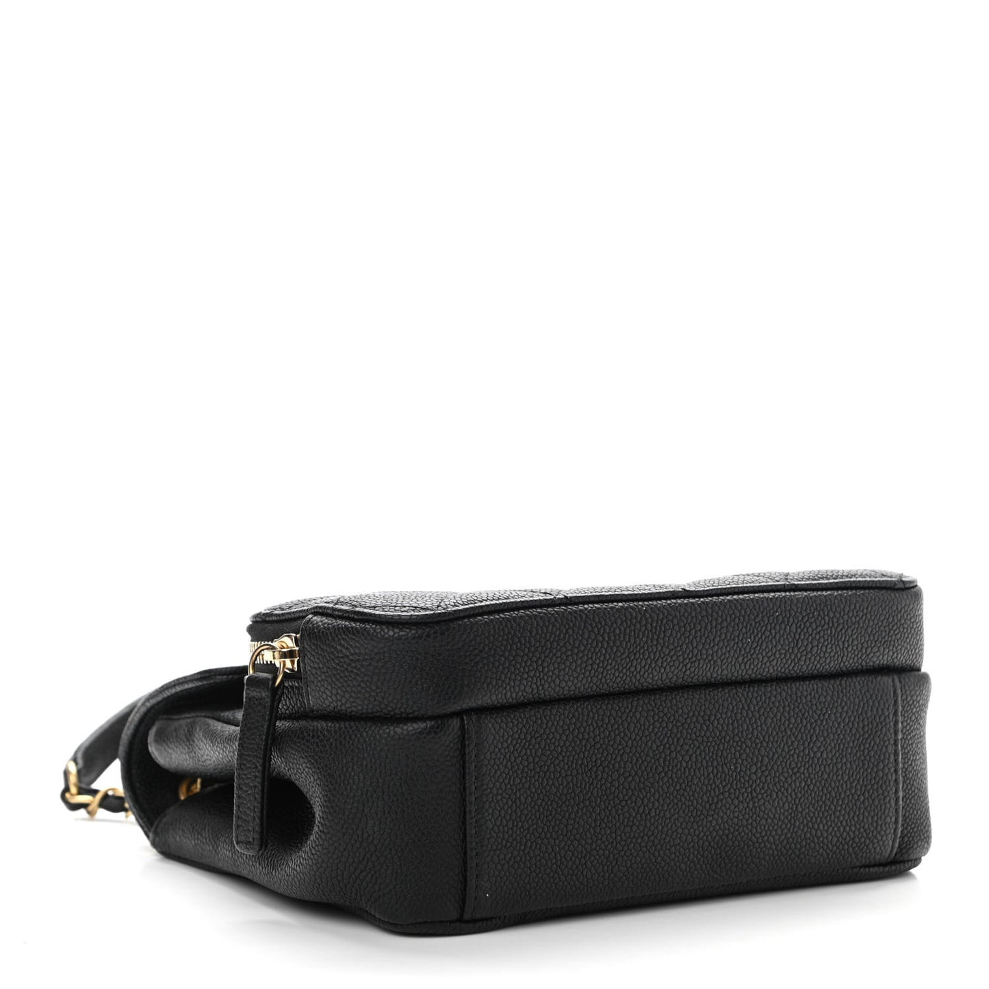 Caviar Quilted Small Business Affinity Messenger Flap Black