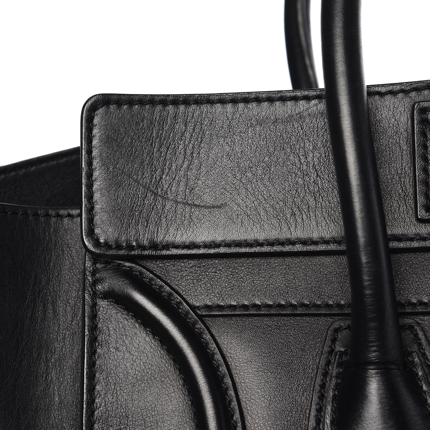 Celine Smooth Calfskin Mini Luggage Black 10 of 16