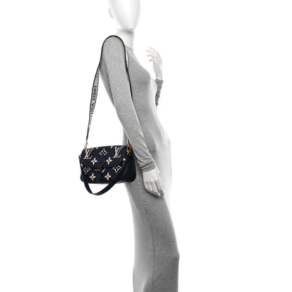 Louis Vuitton Empreinte Monogram Giant Diane Navy Creme 2 of 9