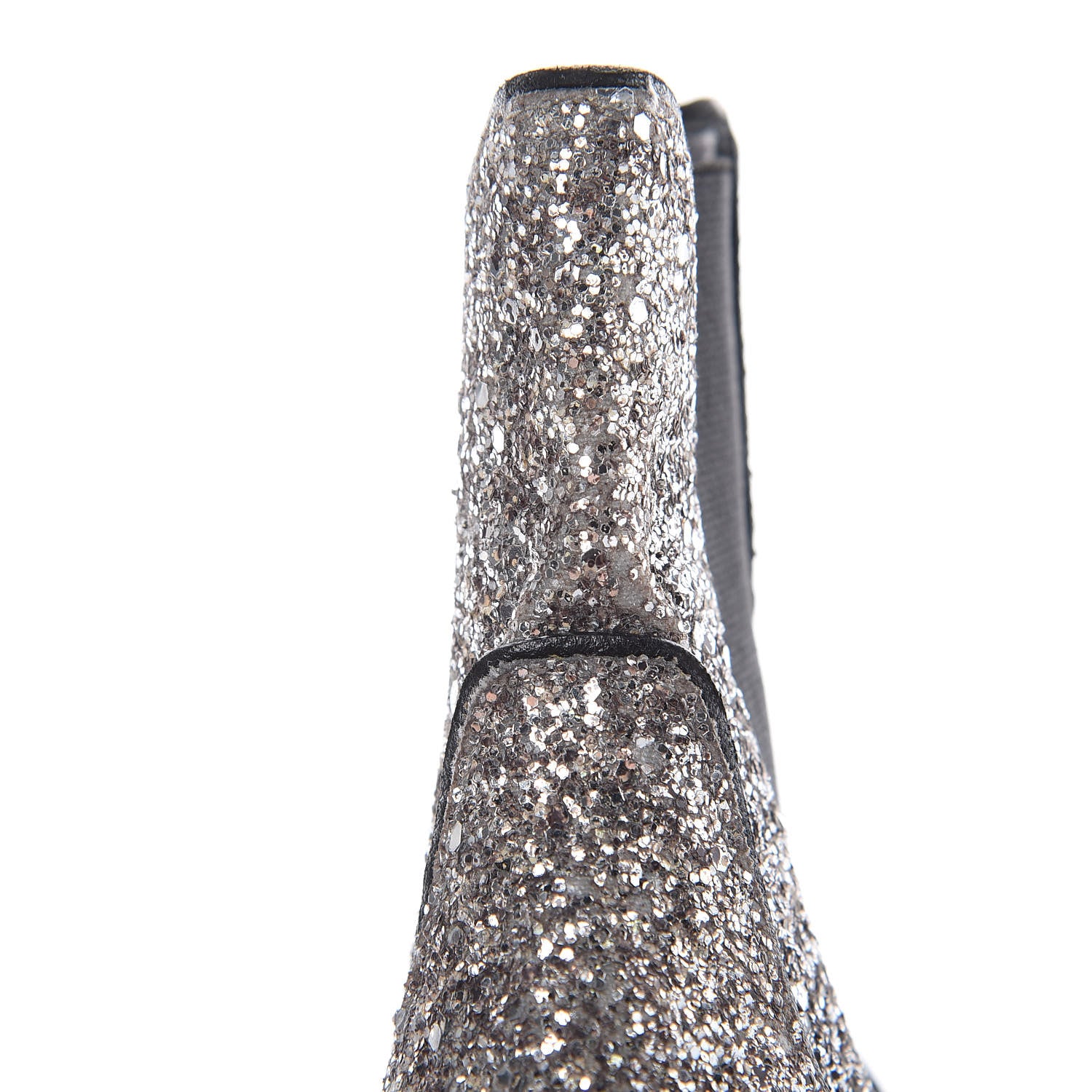 Jimmy Choo Glitter Monty Ankle Boots 35 Silver 10 of 12