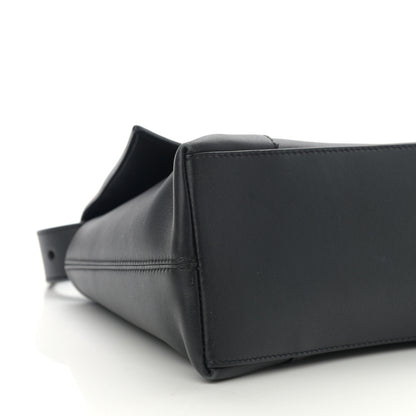 Balenciaga Semi Shiny Smooth Calfskin Monochrome Small Downtown Shoulder Bag Black 10 of 14