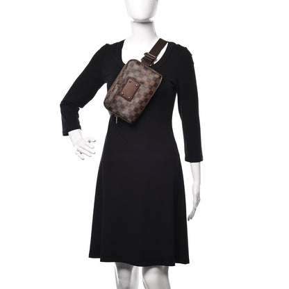 Louis Vuitton Damier Ebene Brooklyn Bum Bag 2 of 14