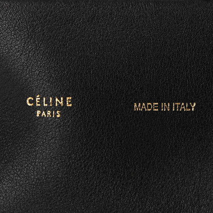 Celine Shrunken Lambskin All Soft Shoulder Bag Black 6 of 14