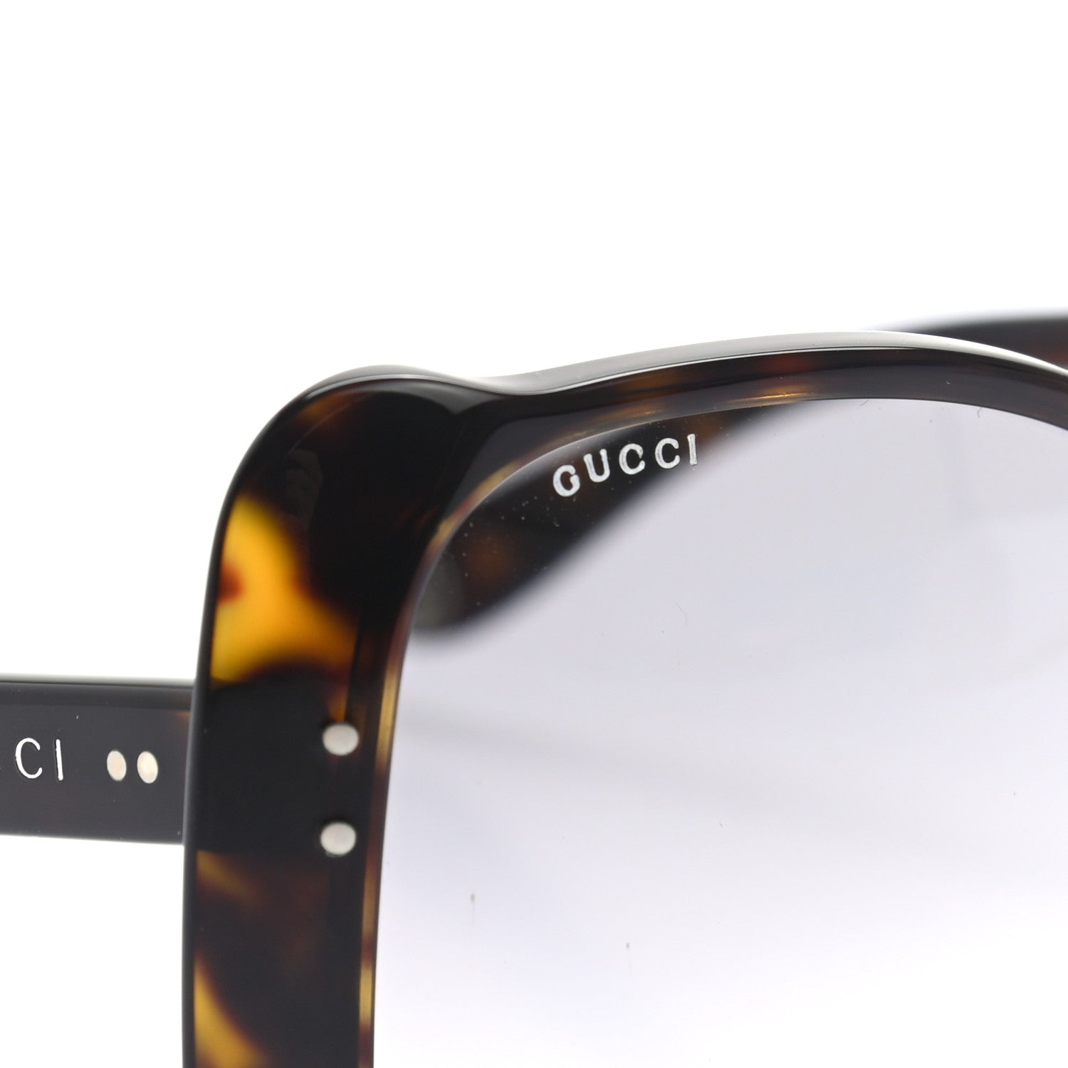 Gucci Acetate Oversize Square Frame GG0471S Sunglasses Tortoise 7 of 7