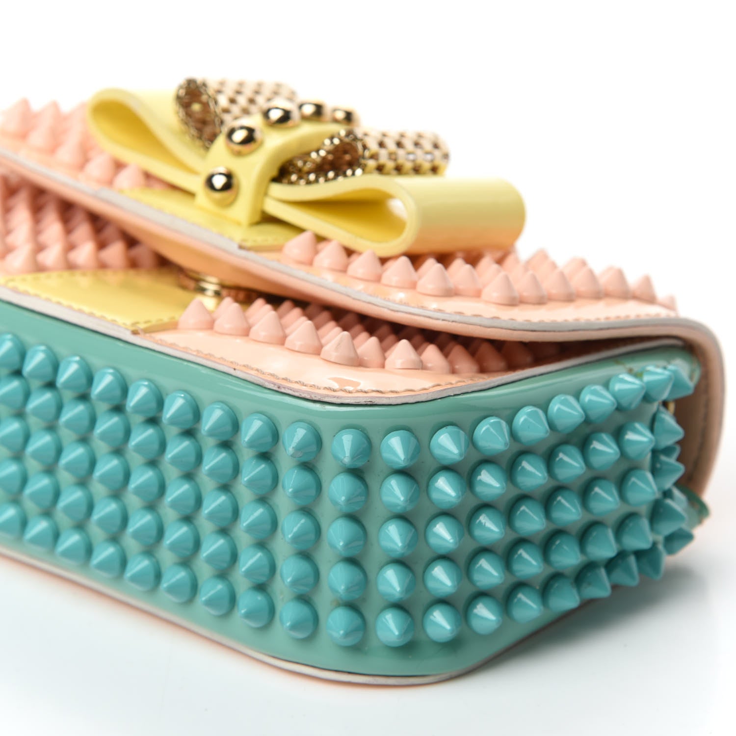 Christian Louboutin Patent Spiked Sweety Charity Crossbody Bag Multicolor 7 of 10