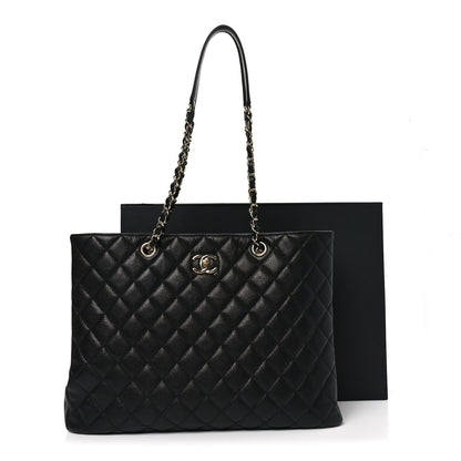 Chanel Caviar Quilted Large Shopping Tote Black 11 of 11