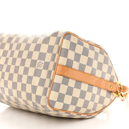 Louis Vuitton Damier Azur Speedy Bandouliere 25 10 of 15