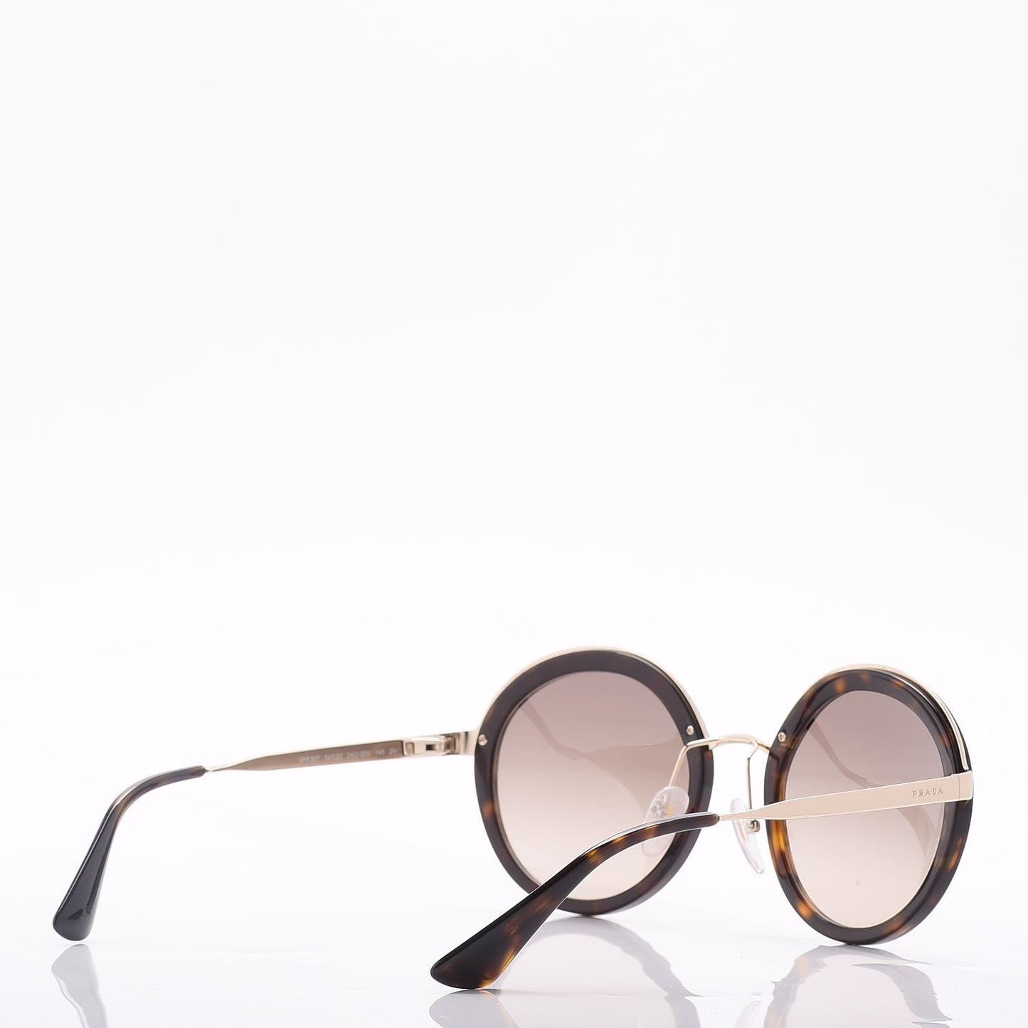 Round Frame Sunglasses SPR 50T Tortoise Gold