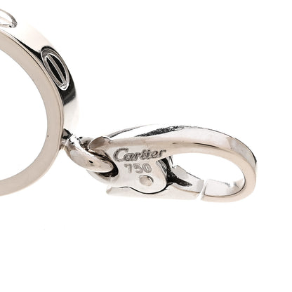 Cartier 18K White Gold LOVE Ring Charm 4 of 6