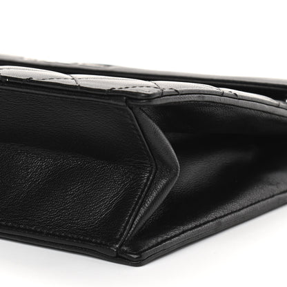Chanel Lambskin Top Handle Logo Flap Black 9 of 9