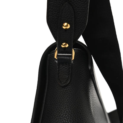 Burberry Grainy Calfskin Vintage Check Note Crossbody Bag Black 11 of 13
