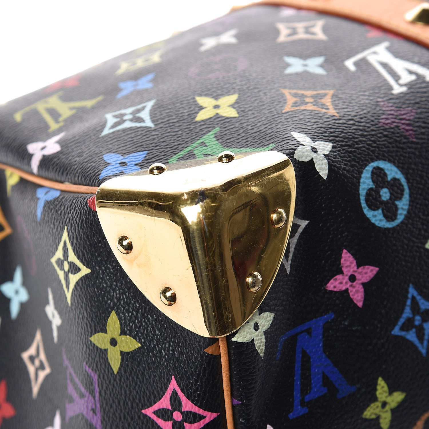 Louis Vuitton Monogram Multicolor Keepall 45 Black 13 of 15