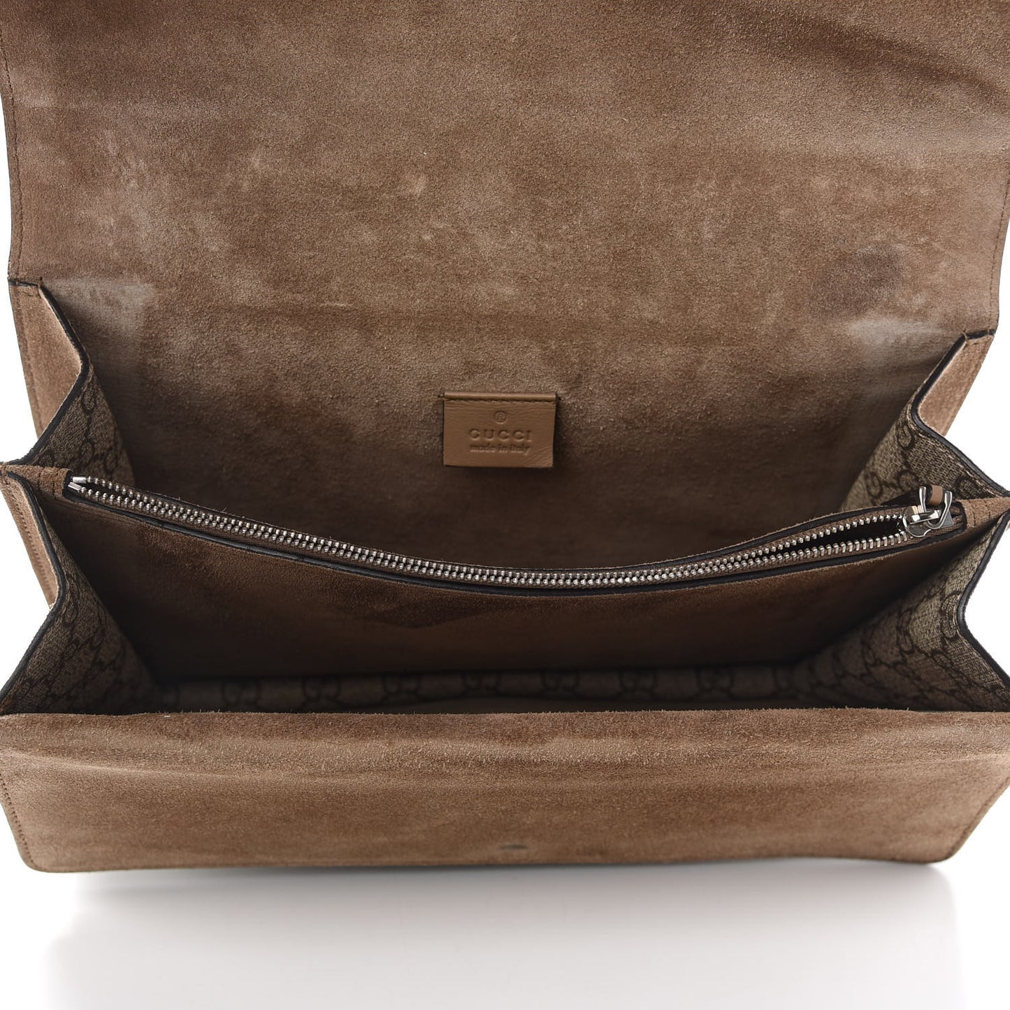 GG Supreme Monogram Medium Dionysus Shoulder Bag Taupe