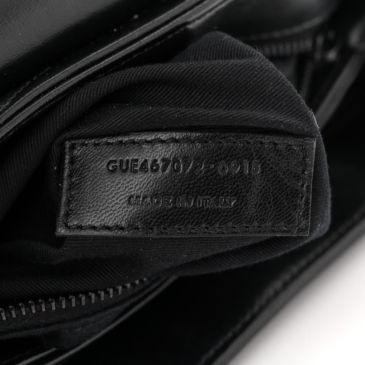 Saint Laurent Calfskin Y Quilted Monogram Monochrome Toy Loulou Crossbody Bag Black 7 of 11