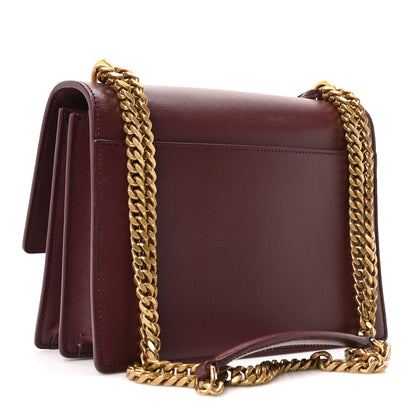 Saint Laurent Calfskin Medium Monogram Sunset Pallisandre 2 of 9