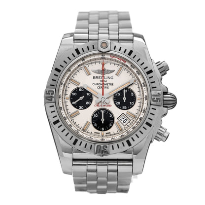 Breitling Stainless Steel 44mm Chronomat Airborne Automatic Watch Ivory AB0115 1 of 5